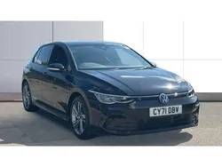 Black Used 2022 VW Golf VIII R-line Hatchback | £23,284 (Fair price)