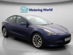 Blue Used 2022 Tesla Model 3 Long Range AWD Sedan | £17,900 (Fair price)