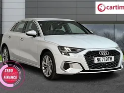 White Used 2022 Audi A3 Sportback e-tron Sport Sedan | £20,399 (Good price)