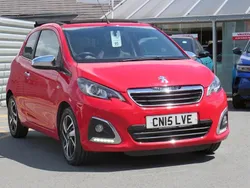Red Used 2015 Peugeot 108 Allure Hatchback | £6,995 (Expensive)