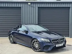 Blue Used 2019 Mercedes E300 AMG line Coupe | £23,195 (Fair price)