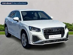 White Used 2025 Audi Q2 S-Line SUV | £33,355 (Expensive)