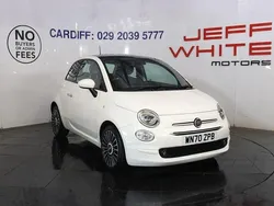 White Used 2020 Fiat 500 Launch Edition Hatchback | £9,988 (Fair price)