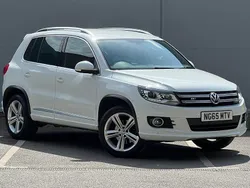 White Used 2015 VW Tiguan R-line SUV | £12,495 (Fair price)