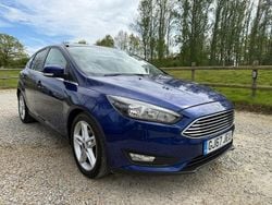 Blue Used 2017 Ford Focus Zetec Hatchback | £4,750 (Good price)