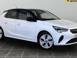 White Used 2021 Vauxhall Corsa-e Elite Hatchback | £10,395 (Fair price)