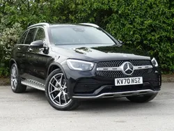 Black Used 2020 Mercedes GLC300 AMG Line Premium Estate | £29,348 (Fair price)