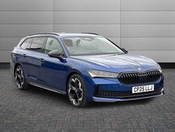 Cobalt blue metallic Used 2025 Skoda Superb SportLine Estate | £38,500