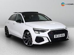 White Used 2023 Audi S3 Sportback Advanced Hatchback | £37,975 (Expensive)