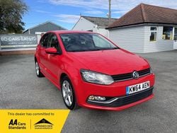 Red Used 2015 VW Polo SEL Hatchback | £9,990 (Fair price)