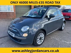 Grey Used 2015 Fiat 500 Lounge Cabriolet | £5,999 (Fair price)