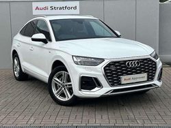 White Used 2025 Audi Q5 Sportback S-Line SUV | £39,950 (Fair price)