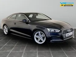 Blue Used 2017 Audi A5 S-Line Coupe | £10,595 (Fair price)