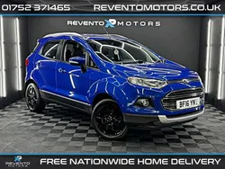 Blue Used 2016 Ford Ecosport Titanium SUV | £6,495 (A bit pricey)