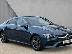 Blue Used 2022 Mercedes CLA250e AMG Line Premium Sedan | £23,995 (Fair price)