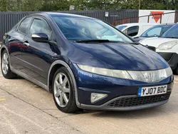 Blue Used 2007 Honda Civic Sport Hatchback | £899 (Fair price)