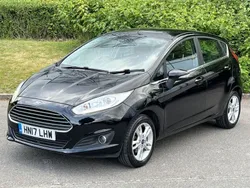 Black Used 2017 Ford Fiesta Zetec Hatchback | £7,200 (Fair price)
