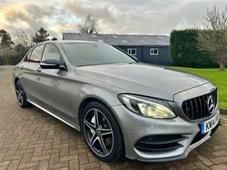 Silver Used 2014 Mercedes C250 AMG line Sedan | £9,499 (Fair price)
