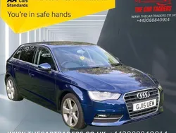 Blue Used 2015 Audi A3 Sportback Sport Hatchback | £9,988 (Fair price)