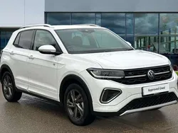 Pure white Used 2024 VW T-Cross R-line SUV | £23,775 (Fair price)