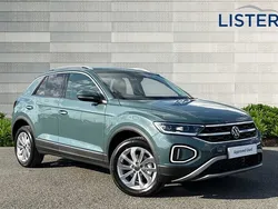 Petrol blue Used 2025 VW T-Roc Style SUV | £29,390 (Expensive)