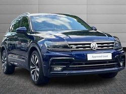 Atlantic blue Used 2017 VW Tiguan R-line SUV | £19,875 (Fair price)