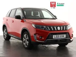 Red Used 2021 Suzuki Vitara SZ-T SUV | £15,299 (Fair price)