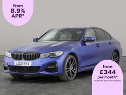 Blue Used 2021 BMW 330e M Sport Sedan | £22,449 (Fair price)