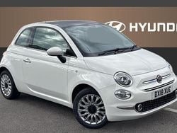 White Used 2018 Fiat 500 Lounge Hatchback | £7,892 (Fair price)