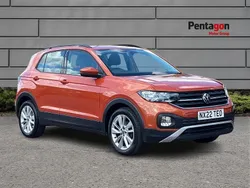 Orange Used 2022 VW T-Cross SE SUV | £14,395 (Fair price)