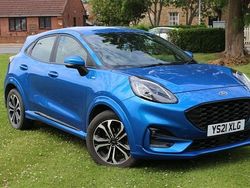 Blue Used 2021 Ford Puma ST-Line Hatchback | £12,995