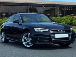 Black Used 2017 Audi A4 S-Line Sedan | £13,250 (Fair price)