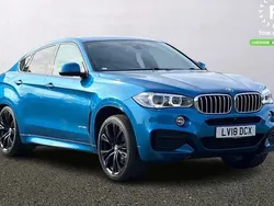Blue Used 2018 BMW X6 M Sport SUV | £25,799 (Good price)