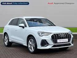 White Used 2024 Audi Q3 S-Line SUV | £33,621 (Fair price)