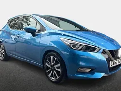 Blue Used 2017 Nissan Micra N-Connecta Hatchback | £8,198 (Fair price)