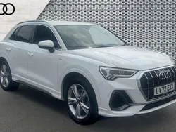 White Used 2022 Audi Q3 S-Line SUV | £28,019 (Good price)