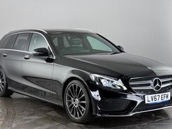 Black Used 2016 Mercedes C220 AMG Line Premium Estate | £15,000 (A bit pricey)