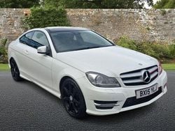 White Used 2015 Mercedes C250 Sport Edition Coupe | £6,416 (Super price)