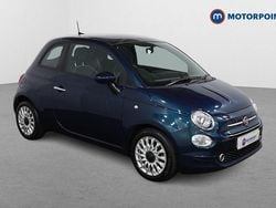 Blue Used 2021 Fiat 500 Lounge Hatchback | £9,649 (Fair price)