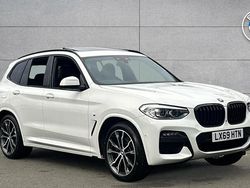 White Used 2019 BMW X3 M Sport SUV | £27,570 (Fair price)