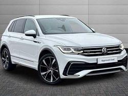 Pure white Used 2023 VW Tiguan R-line SUV | £26,850 (Fair price)