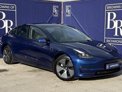 Blue Used 2021 Tesla Model 3 Long Range AWD Sedan | £21,749 (Fair price)