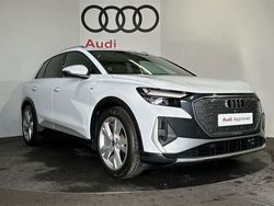 White Used 2021 Audi Q4 e-tron S-Line SUV | £21,295 (Expensive)
