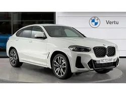 White Used 2022 BMW X4 M Sport SUV | £38,369 (Fair price)