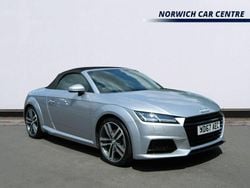 Silver Used 2018 Audi TT Roadster S-Line Cabriolet | £20,995 (Good price)
