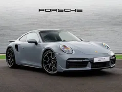 Arctic grey Used 2024 Porsche 911 Turbo S | £176,900 (Fair price)