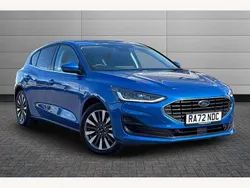 Blue Used 2023 Ford Focus Titanium X Hatchback | £17,999 (Fair price)