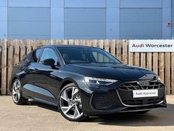 Mythos black Used 2025 Audi A3 Black Edition Sedan | £36,990