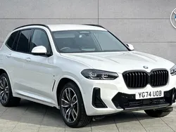 White Used 2024 BMW X3 M Sport SUV | £46,990 (Expensive)