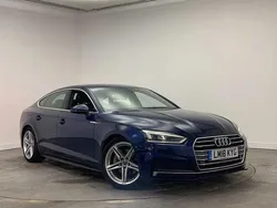 Blue Used 2018 Audi A5 Sportback S-Line Hatchback | £17,500 (Fair price)